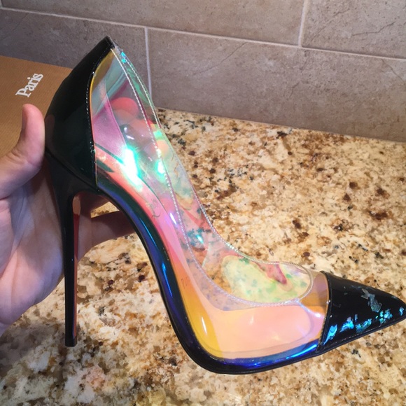 Christian Louboutin Disco PVC Heels - Picture 2 of 8